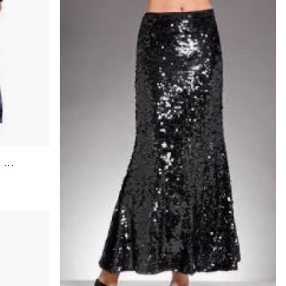 BP Black Sequin Maxi Skirt. Brand new with tags - Picture 3 of 3